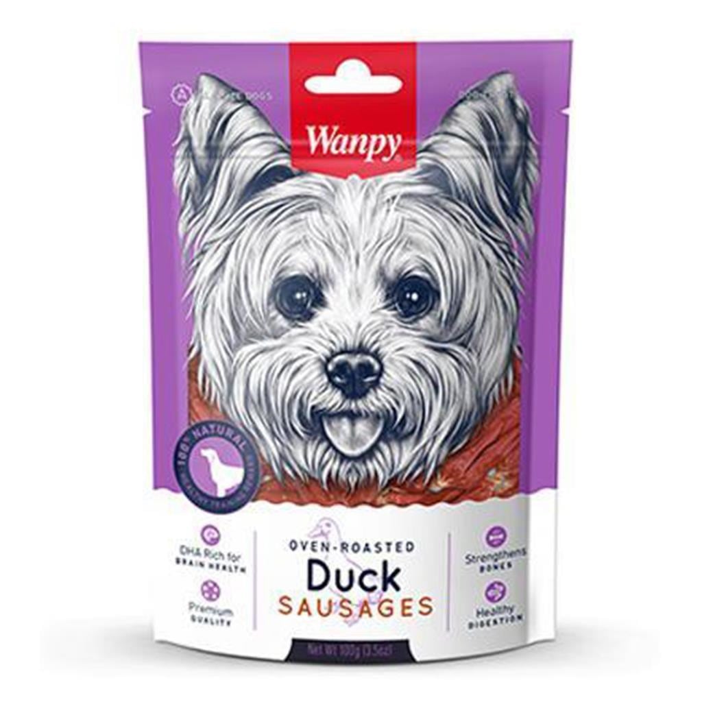 Wanpy Ördek Etli Sosis 100 Gr Köpek Ödülü
