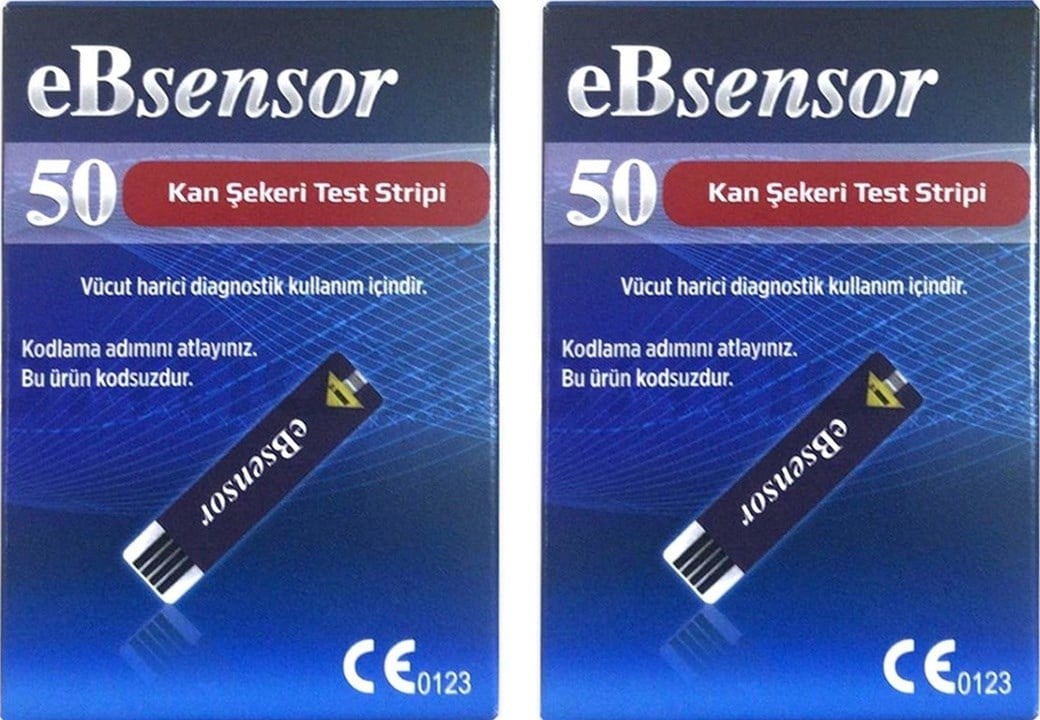 eBsensor Seker Olçüm Çubuğu Strip 2 x 50