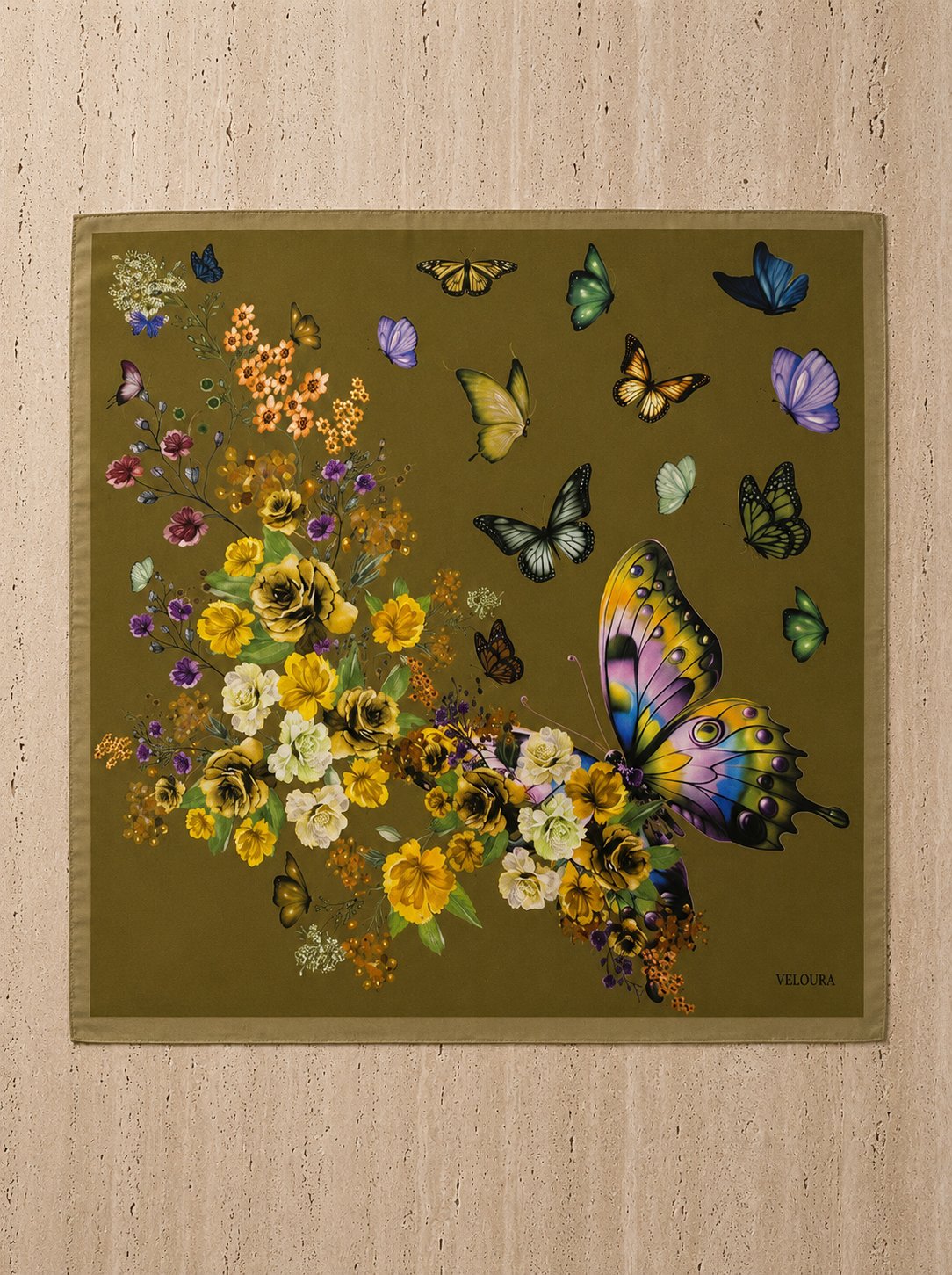 BUTTERFLY %100 İPEK FULAR