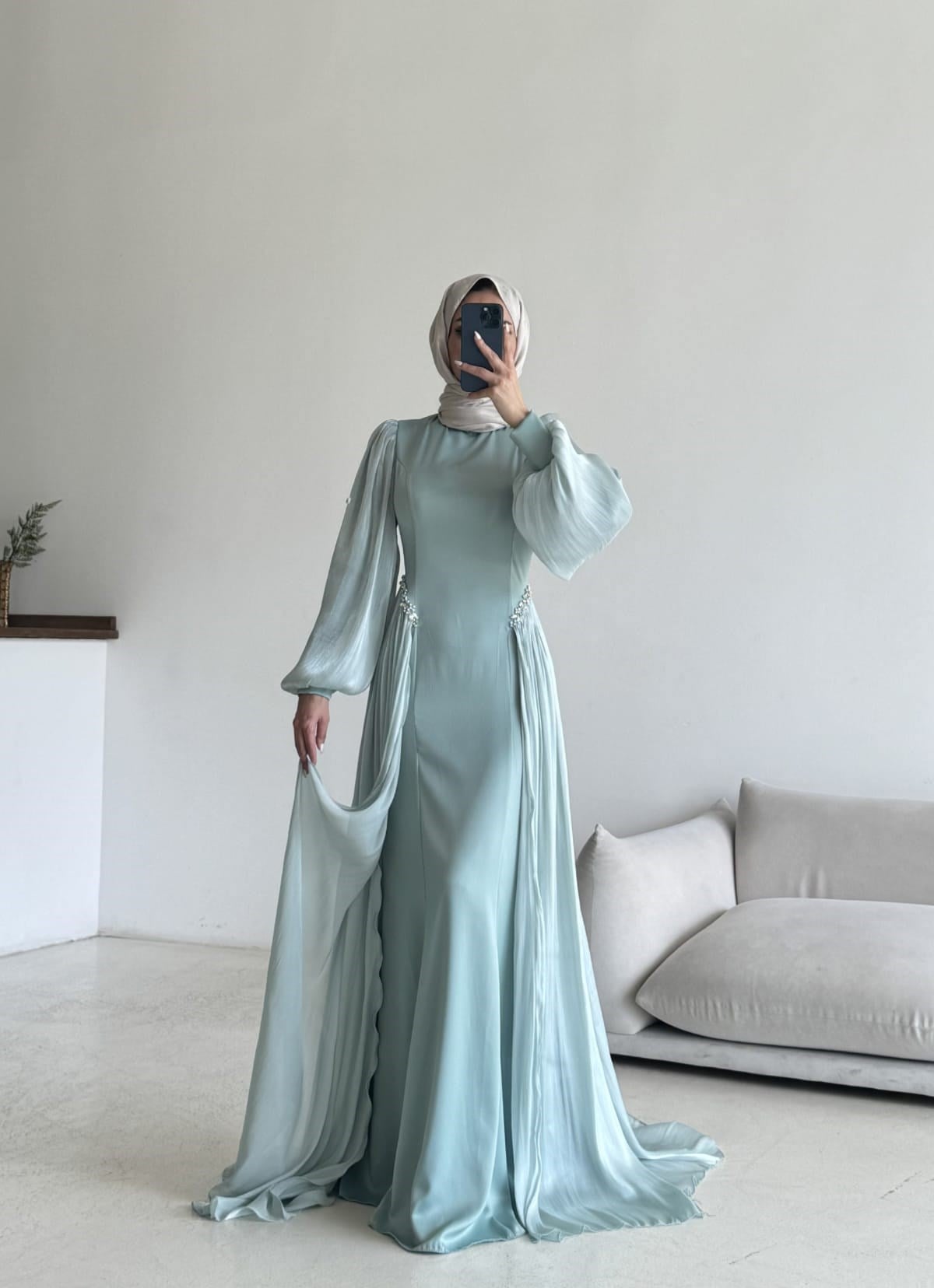 Ahsen Abiye Mint Yeşili
