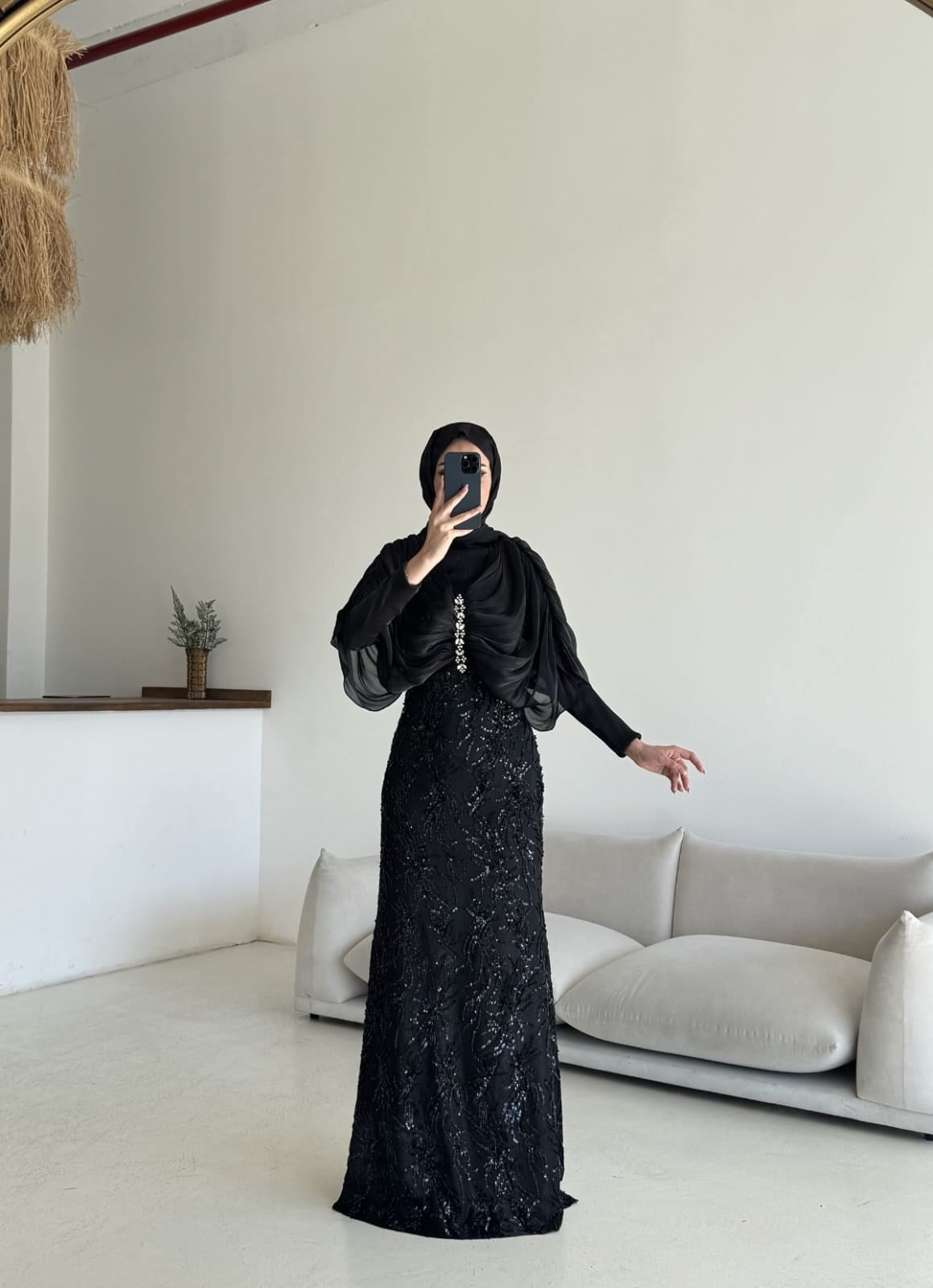Aura Abiye Siyah
