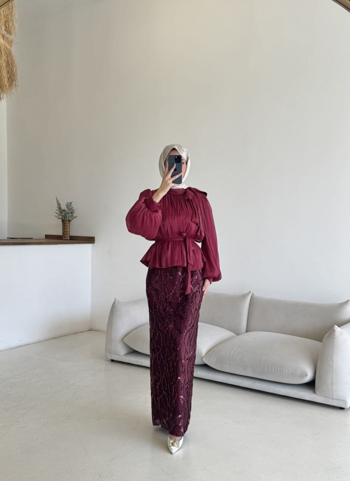 Belinay Takım Bordo