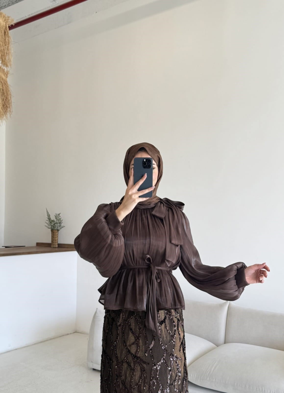 Belinay Takım Kahverengi