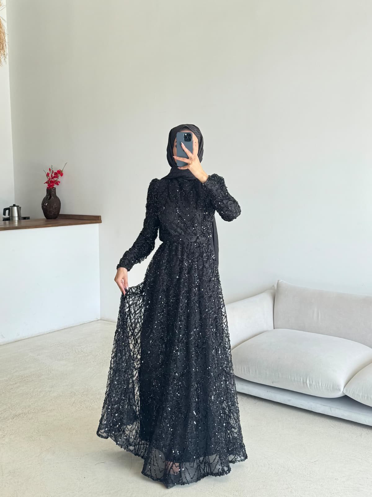 Beril Abiye Siyah 