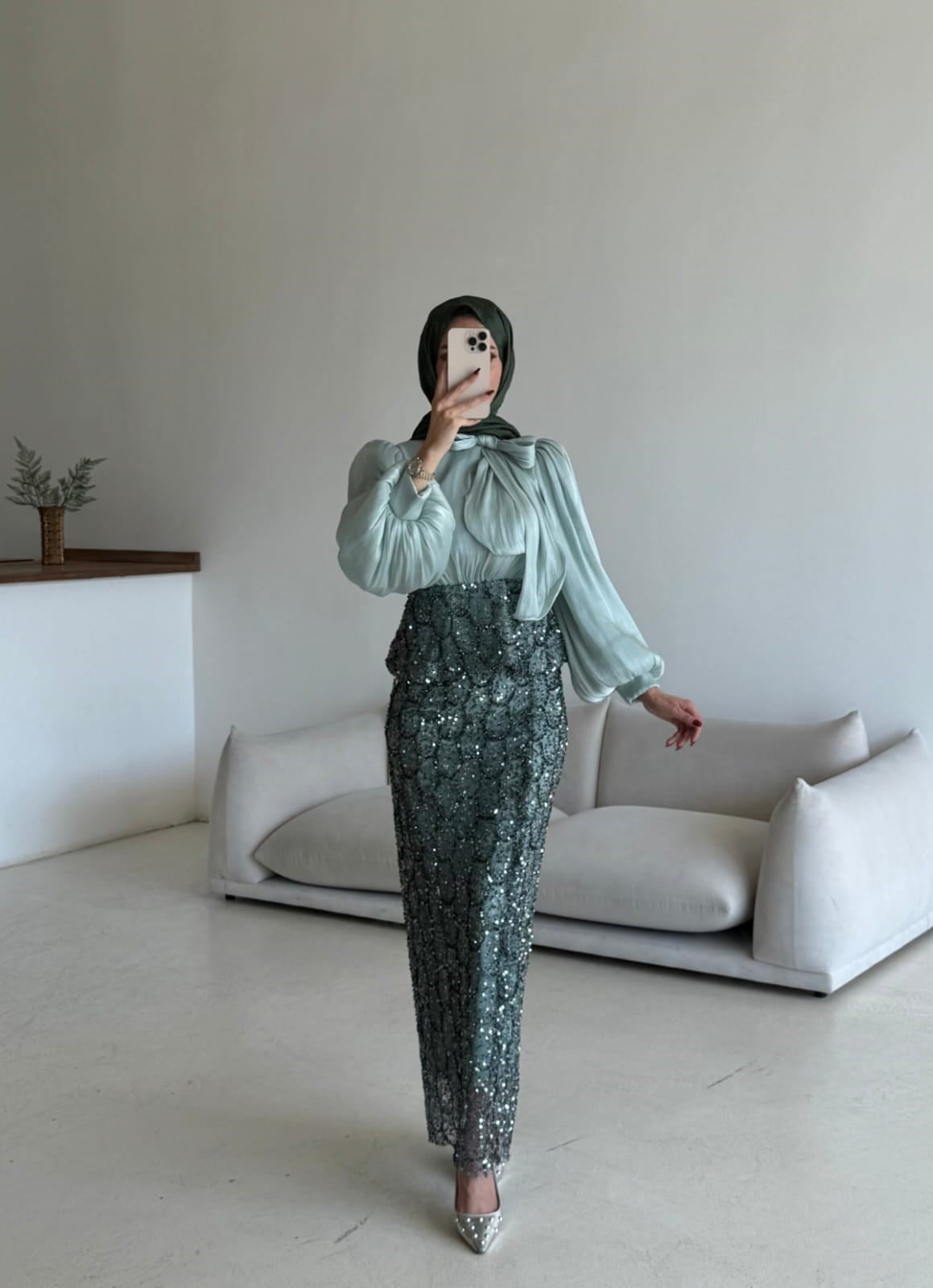 Dilek Takım Mint Yeşili