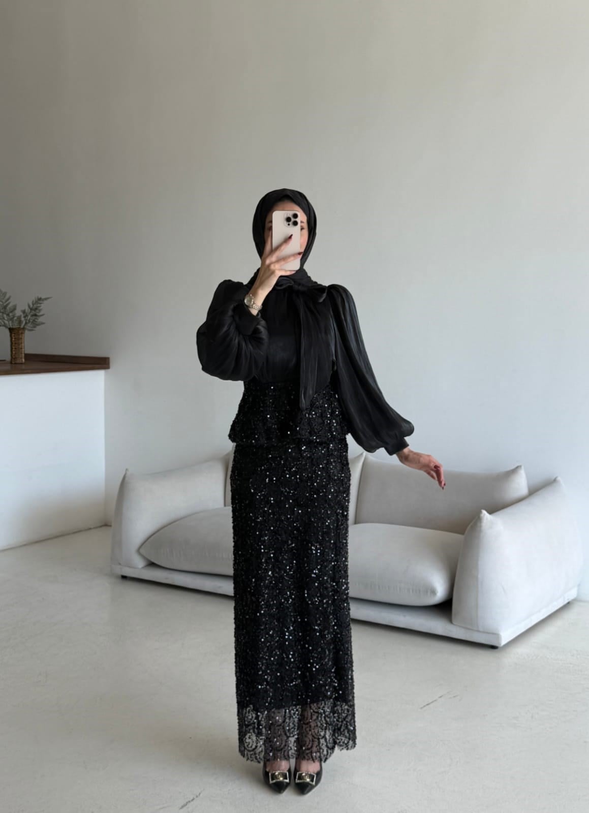 Dilek Takım Siyah 