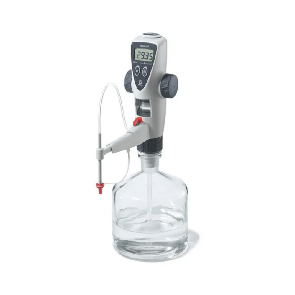 BRAND Titrette® Dijital Büret 10ml Geri Döngü Vanalı 0,001ml Hassasiyette