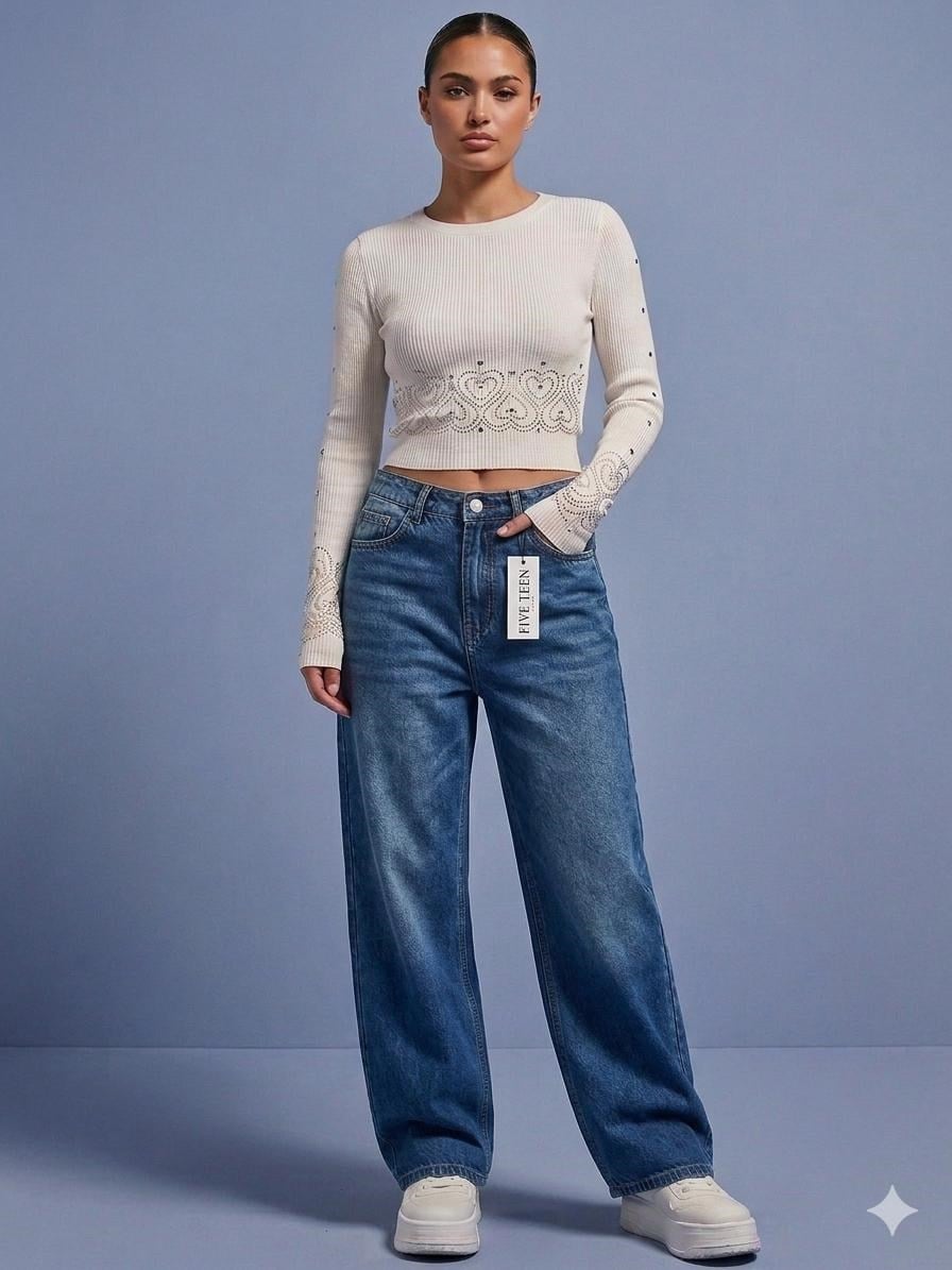 Mavi Retro Baggy Jean Pantalon