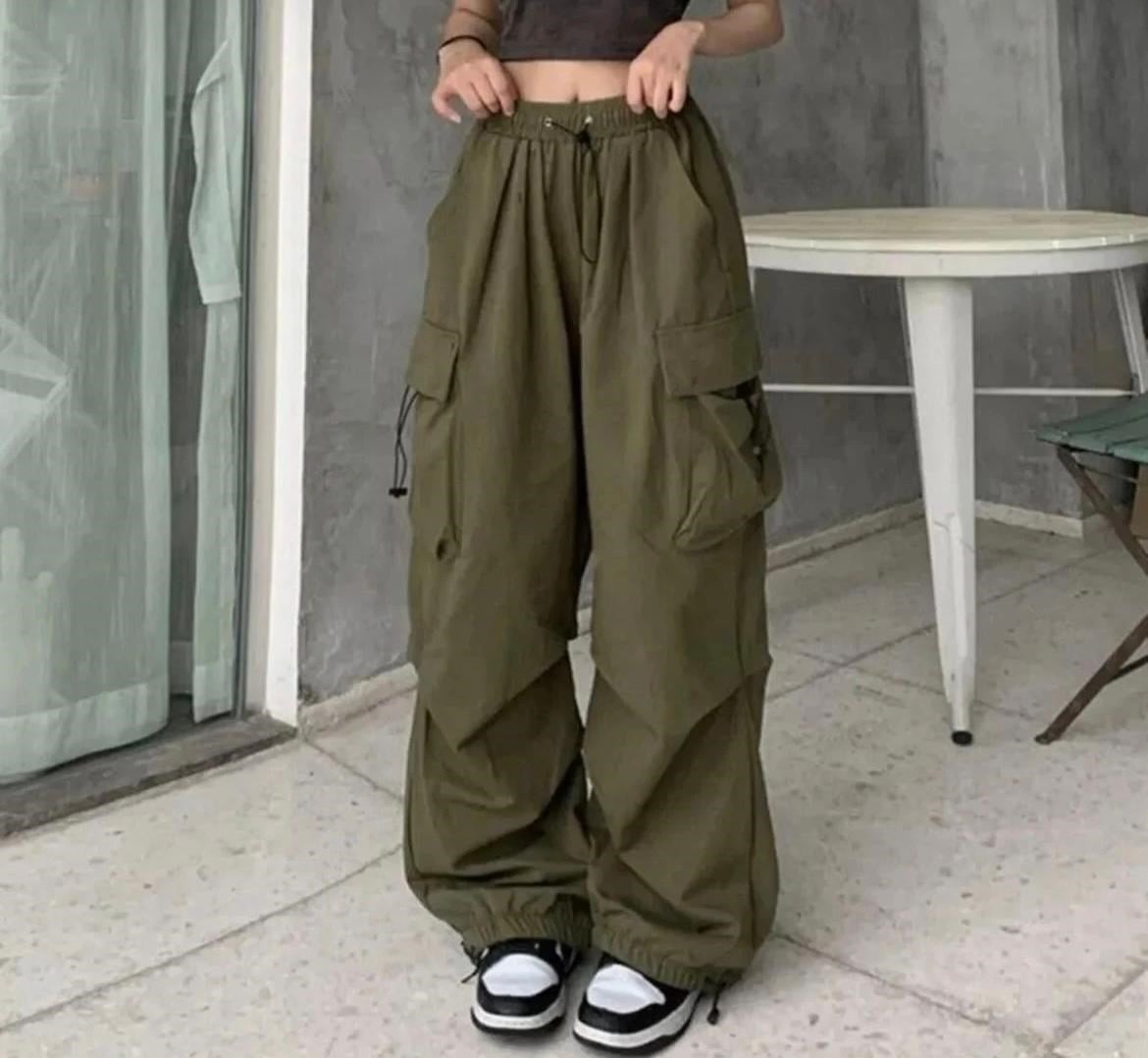 Y2K Extra Salaş Kargo Cepli Pantolon