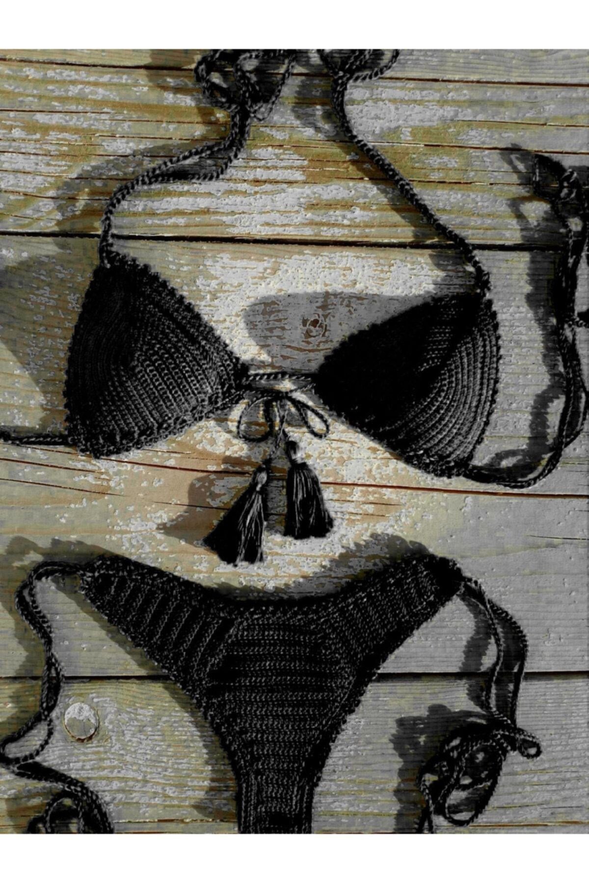 Tığ Işi Örgü Bikini Takım