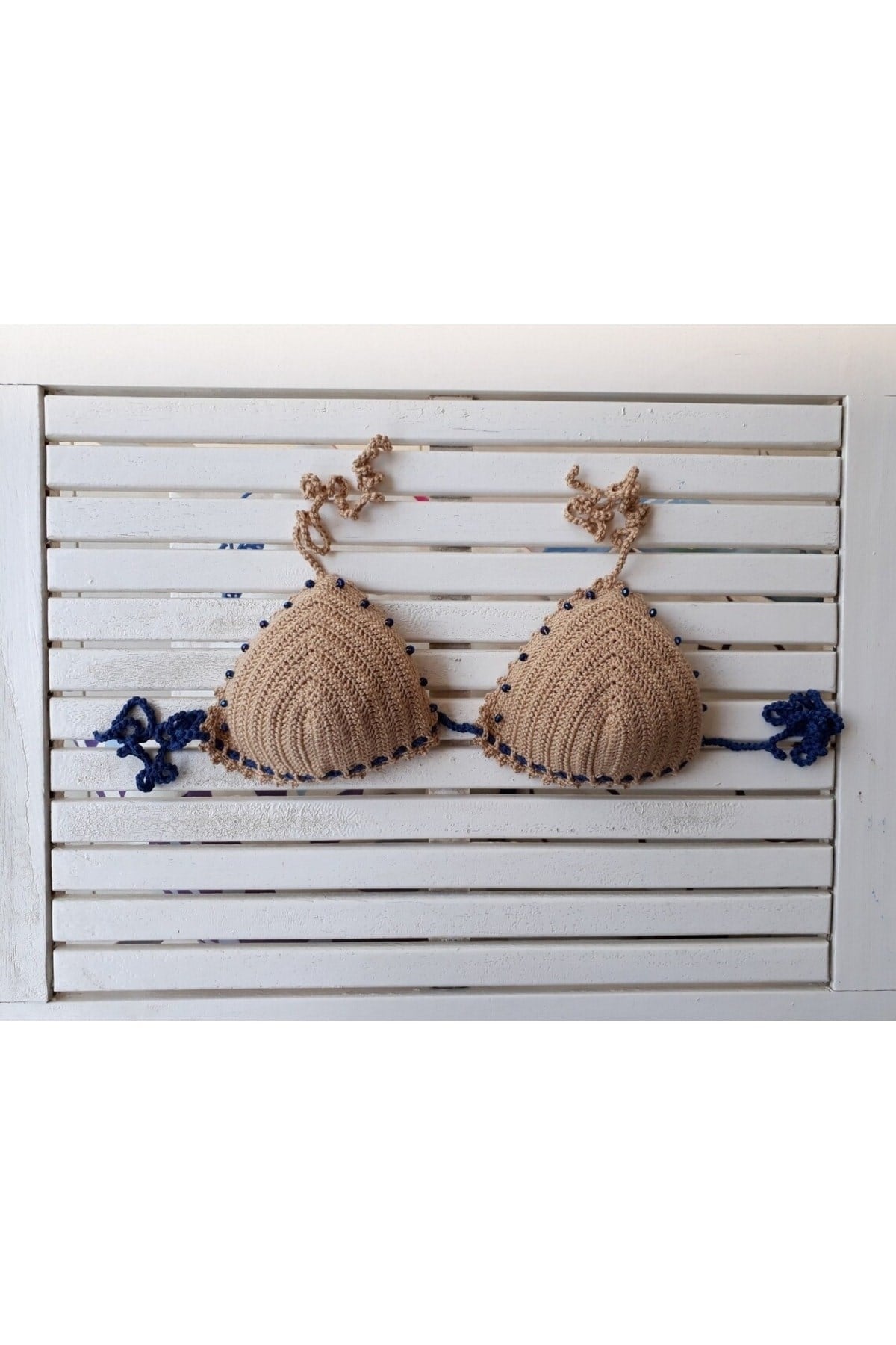 Tığ Örgü Bikini Üstü