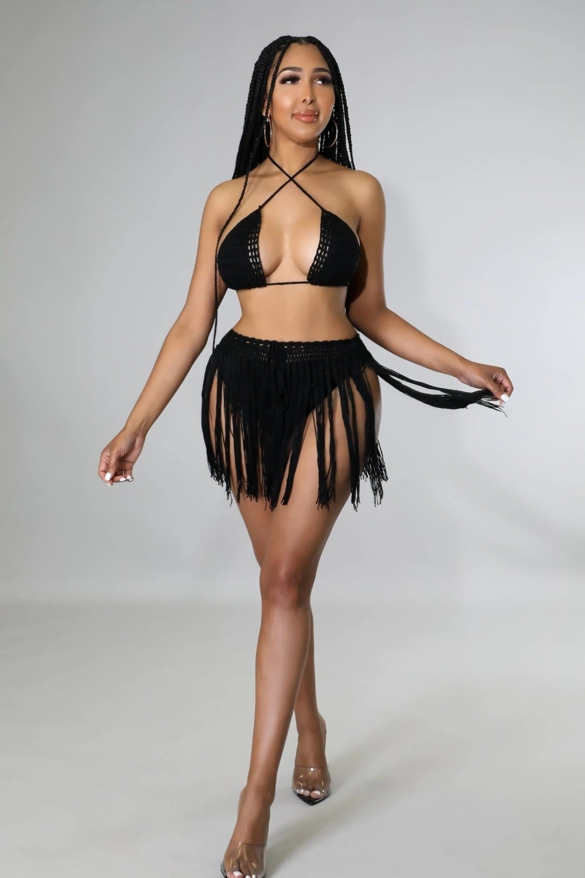 Tığ Örgü Bikini Üstü