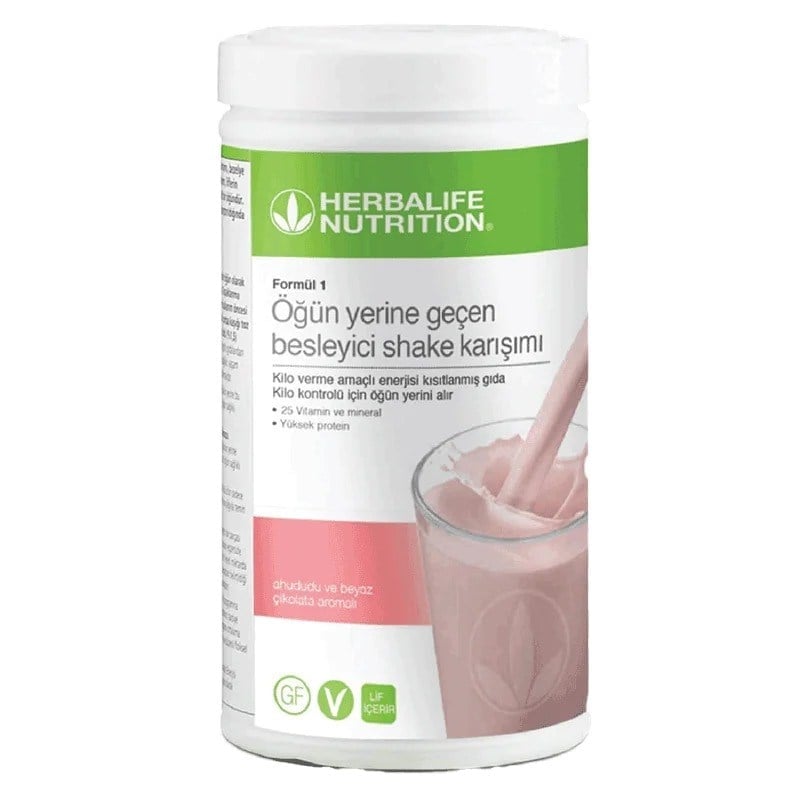 Formül 1 Ahududu ve Bayaz Çikolatalı Shake