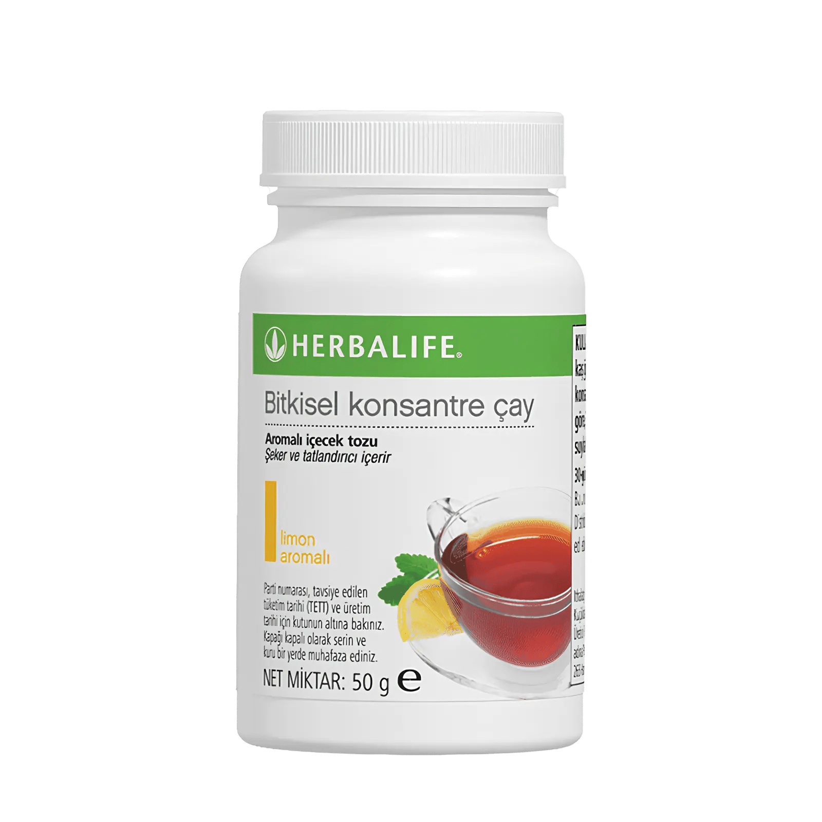 Herbalife Çay ve Bitki Ekstreli Aromalı İçecek Tozu Limon (51 g)