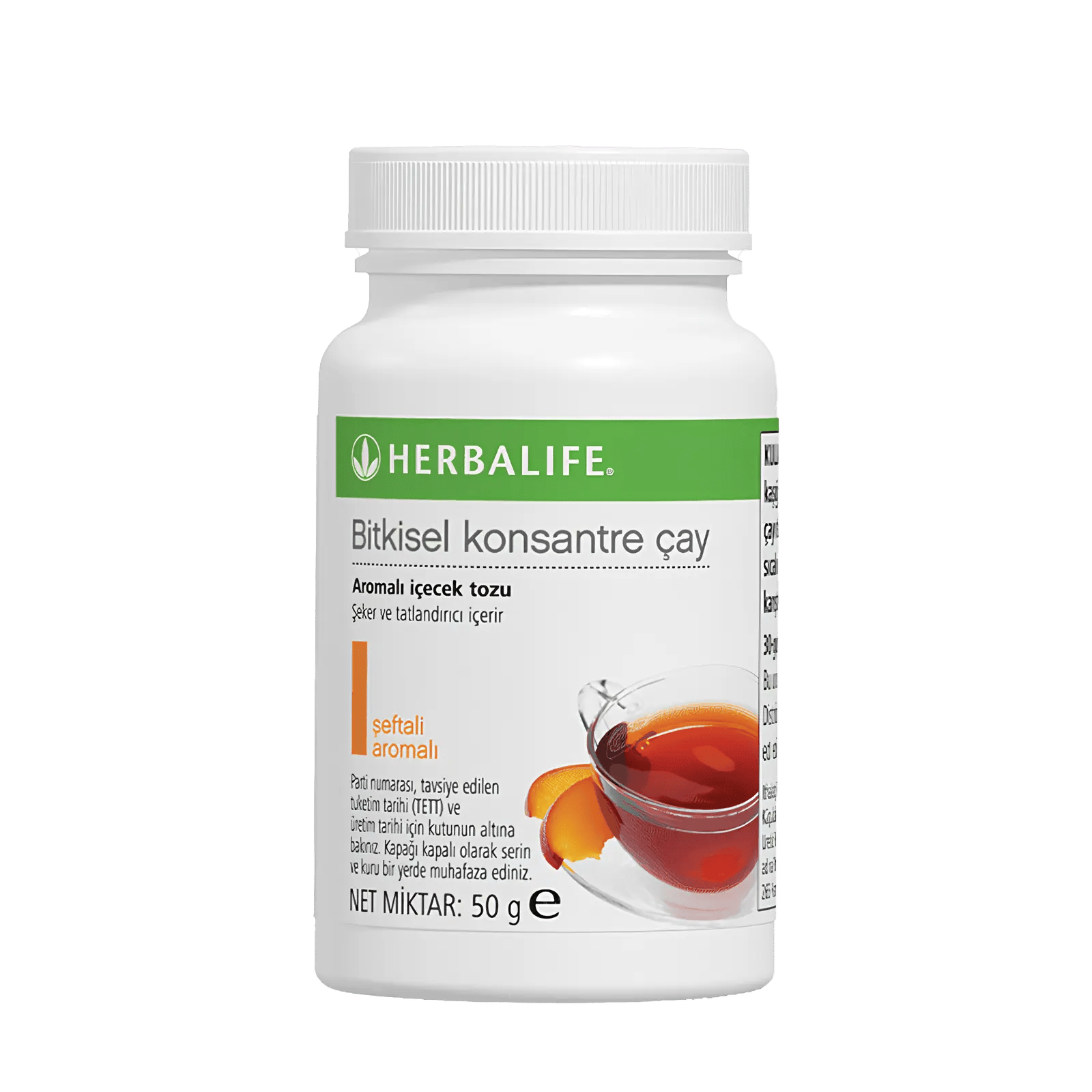 Herbalife Çay ve Bitki Ekstreli Aromalı İçecek Tozu Şeftali (51 g)