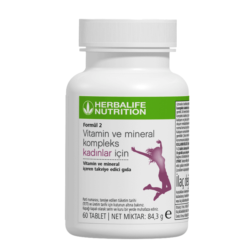 Herbalife Formül 2 Vitamin ve Mineral Kompleks - Kadınlar İçin