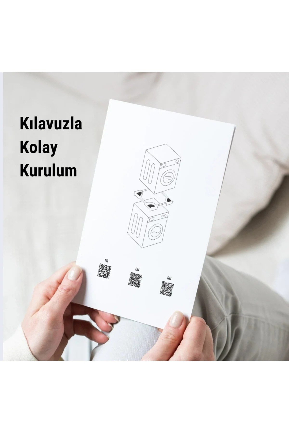 Siemens WM14T6HSTR Çamaşır Makinesi Kurutma Makinesi Istifleme Birleştirme Kiti