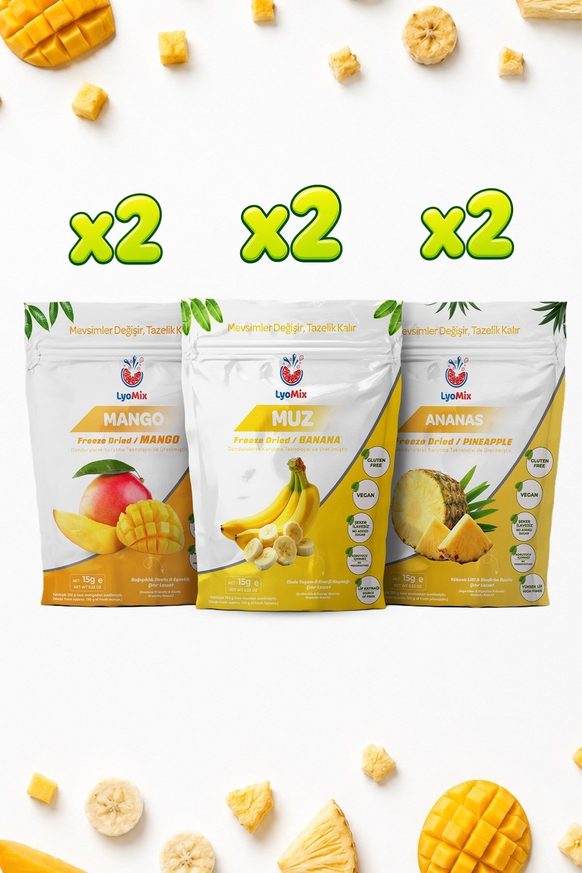 LyoMix Egzotik Tropikal Ada (3'lü)