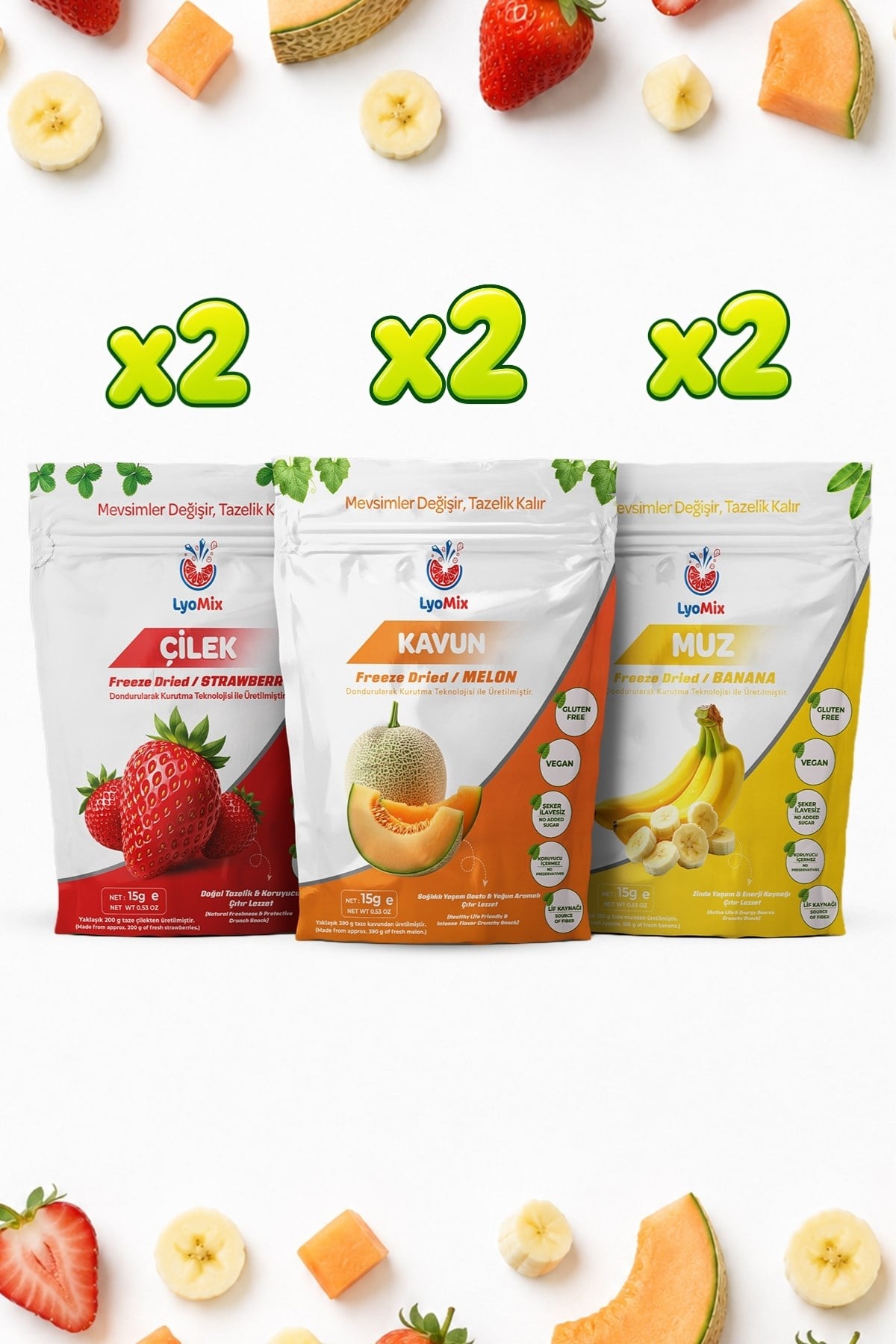 LyoMix Sıfır Suçluluk & Tatlı Krizi Paketi (3'lü)