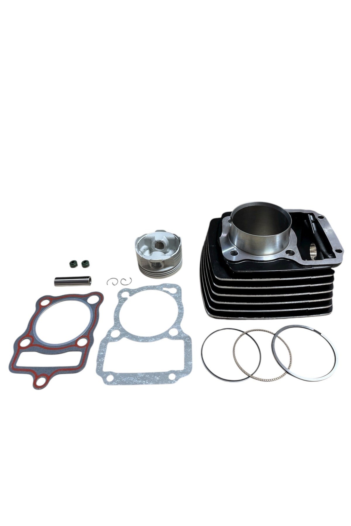 150 cc SİLİNDİR KOMPLE 13 PERNO [62,0 mm] [YÜK:69 mm] CG - KUBA ÇİTA SİYAH