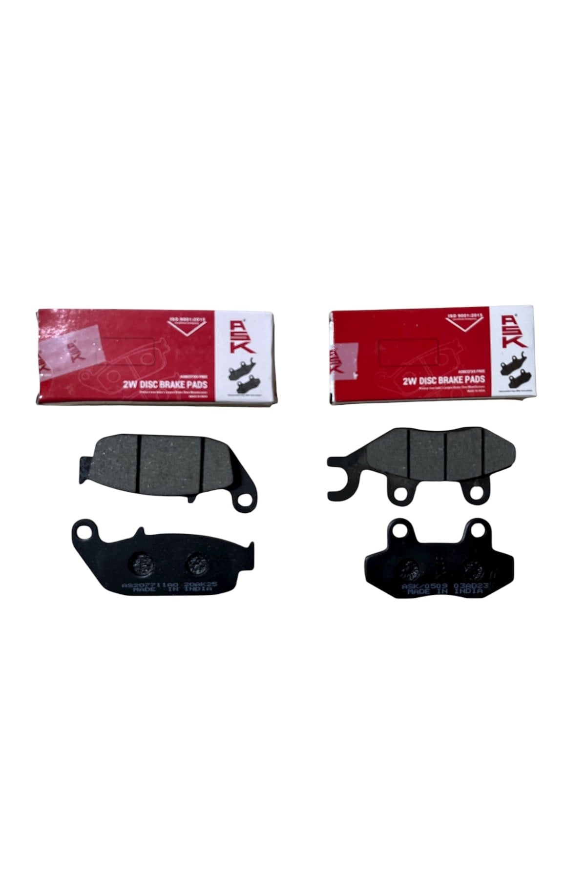 ASK ÖN BALATA + ARKA BALATA TAKIMI TVS APACHE RTR 200