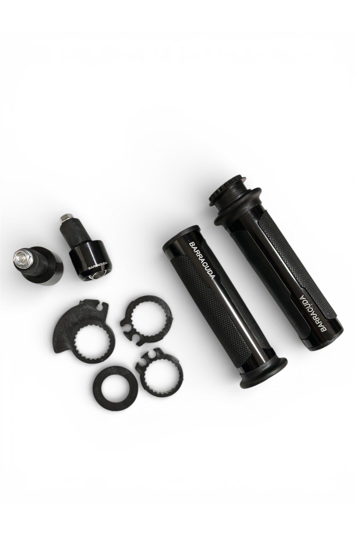 BARRACUDA SİYAH MODİFİYE ELCİK TAKIM ve DENGE GİDON TOPUZU SET UNİVERSAL - PCX - DRİFT L - MT25 -R25