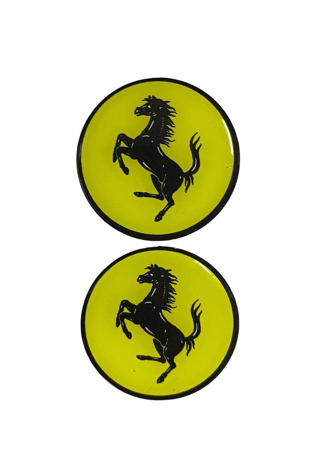 FERRARİ DAMLA STİCKER / FERRARİ LOGO SARI (5X5 CM) 2 ADET
