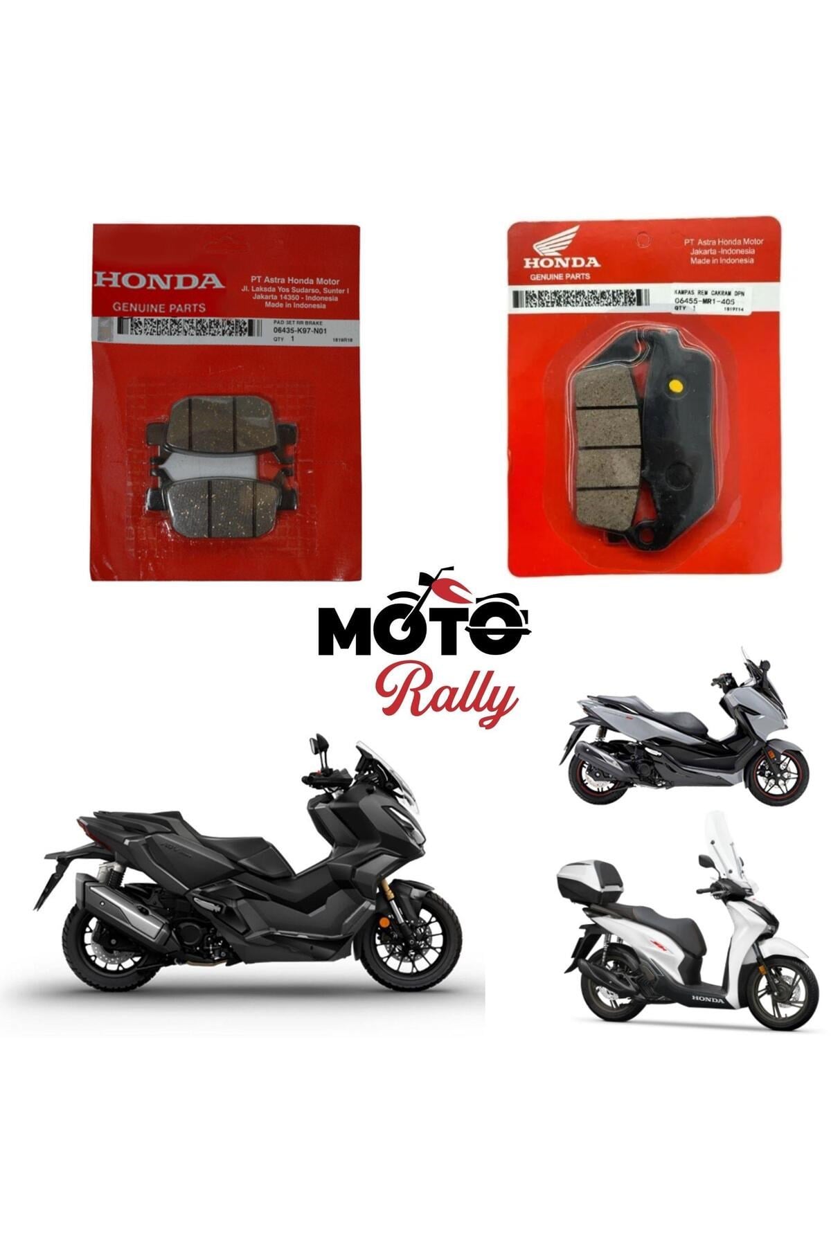 Fren Balata Takımı Ön Ve Arka Adv 350 - Sh 125i - Frza 250