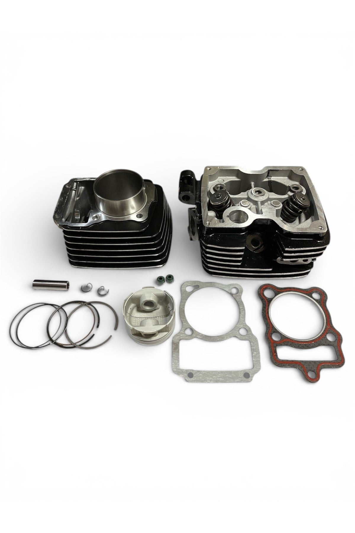 KUBA ÇİTA 150cc SİLİNDİR + ÜST KAPAK SET SİYAH/SİLİNDİR 13 PERNO[62,0mm][YÜK:69 mm]+KAPAK [DQ SUBAP]