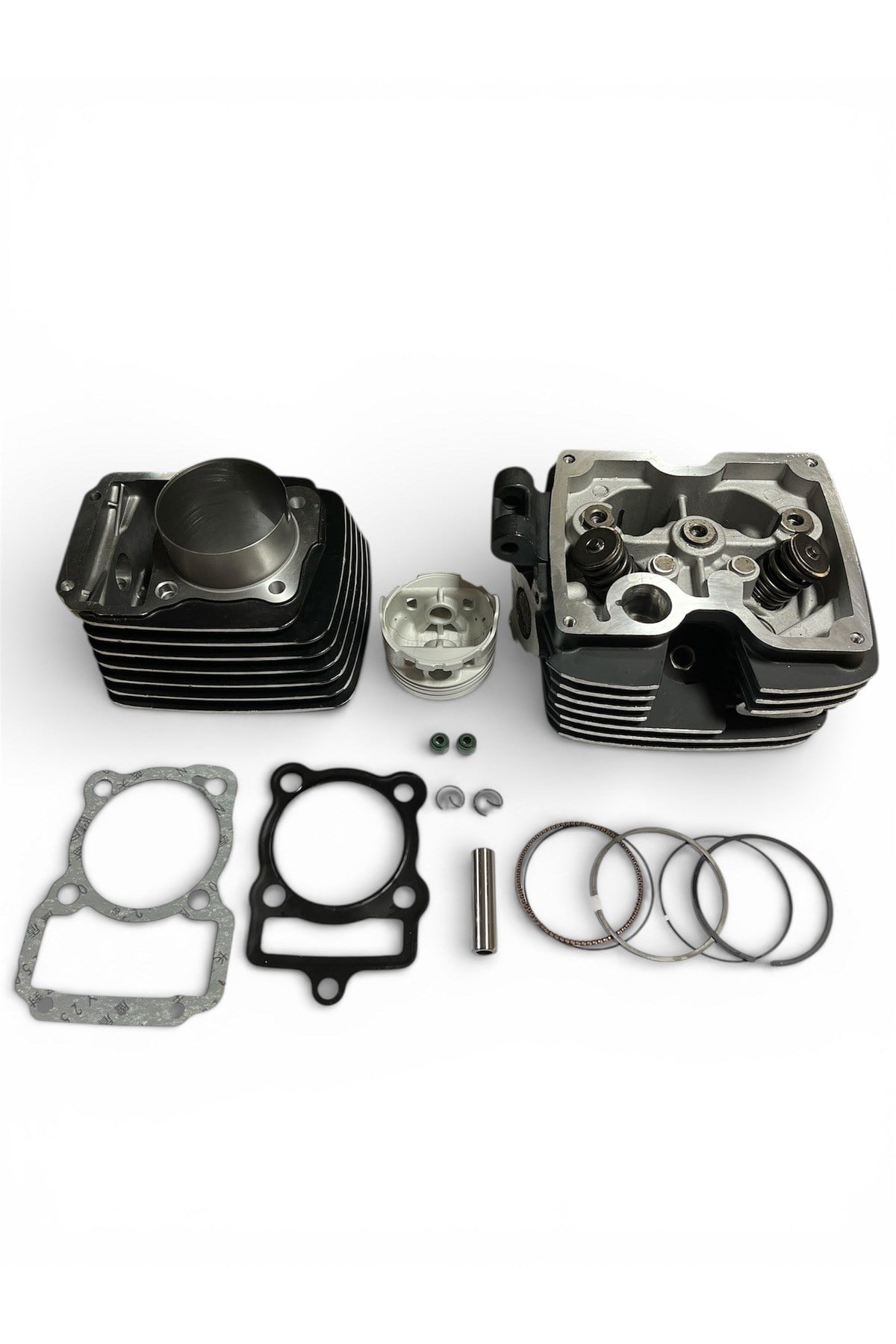 KUBA ÇİTA 200cc SİLİNDİR + ÜST KAPAK SET SİYAH/SİLİNDİR 13 PERNO[65,5mm][YÜK:69 mm]+KAPAK [DQ SUBAP]