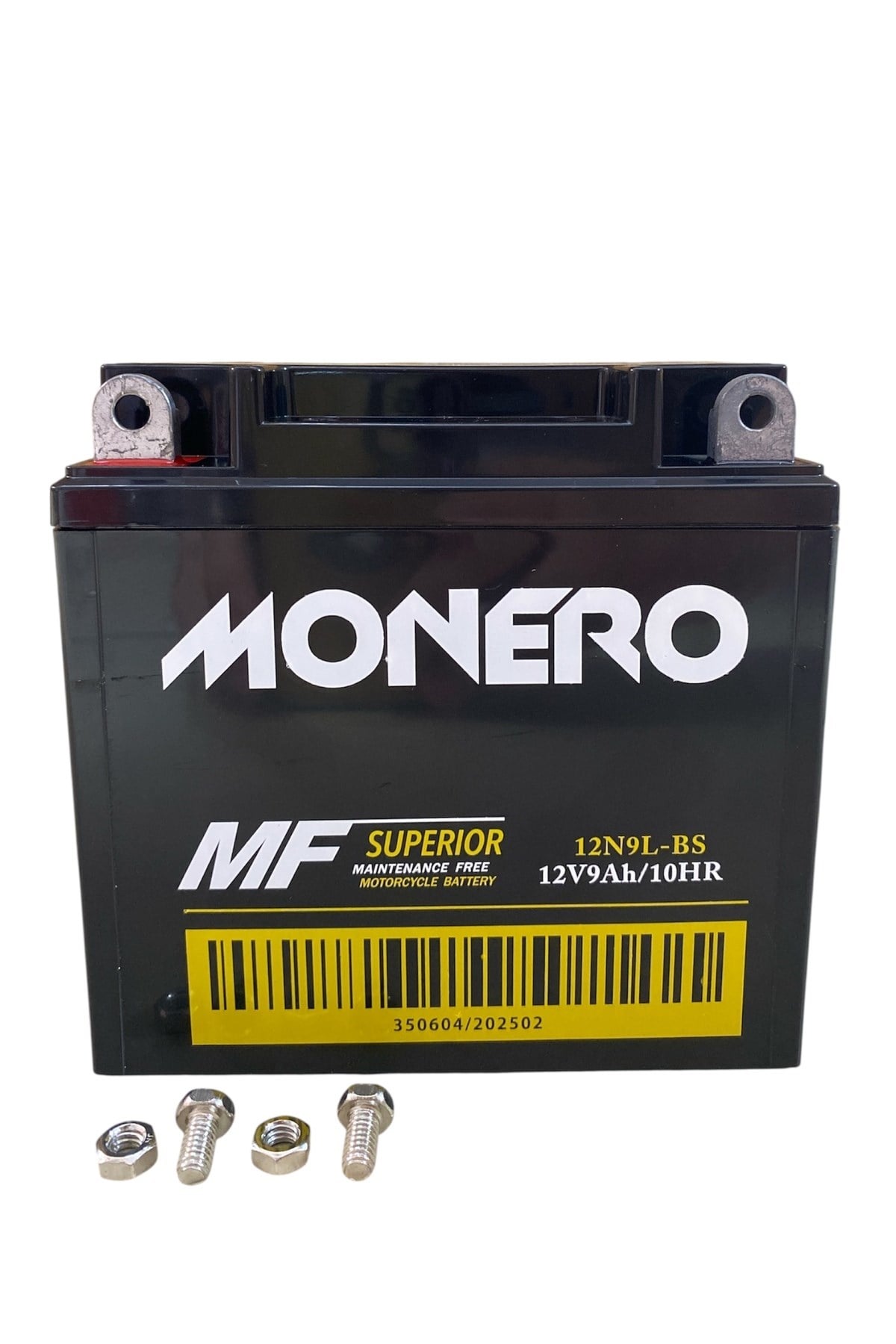 MONERO AKÜ 12 V 9 Ah DİKEY - DRİFT - DRİFT L - CF MOTO 250 SR - NK 250-[Ölçü -137*76*134]