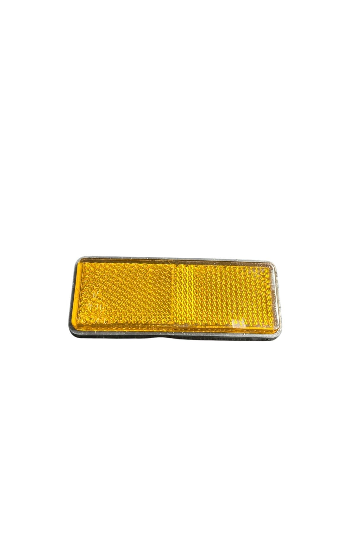 MOTOSİKLET DİKDÖRTGEN REFLEKTÖR SARI 5 mm 9x3 cm