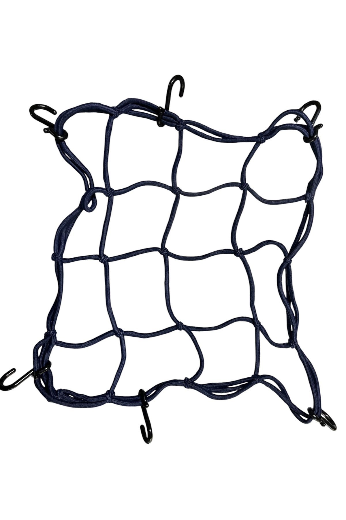 MOTOSİKLET KASK FİLESİ [ AHTAPOT ] LACİVERT 6 KANCALI 35 x 35 cm