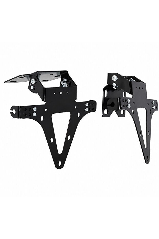 MOTOSİKLET KATLANIR PLAKALIK SİNYAL BAĞLANTILI SİYAH UNİVERSAL - DRİFT L - NS200 - MT25 vb.