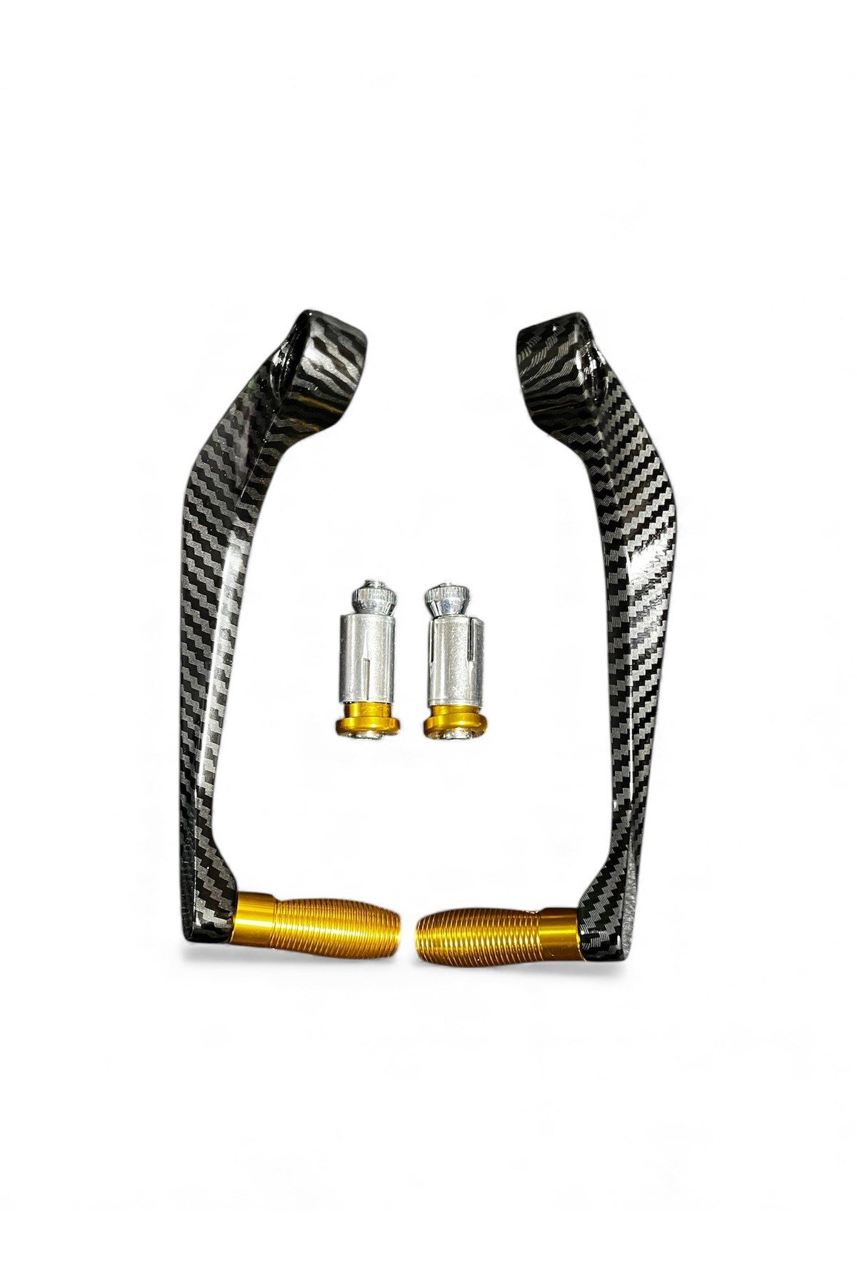 MOTOSİKLET MANET KORUMA KARBON GOLD ( SARI ) - UNİVERSAL - PCX - DİO