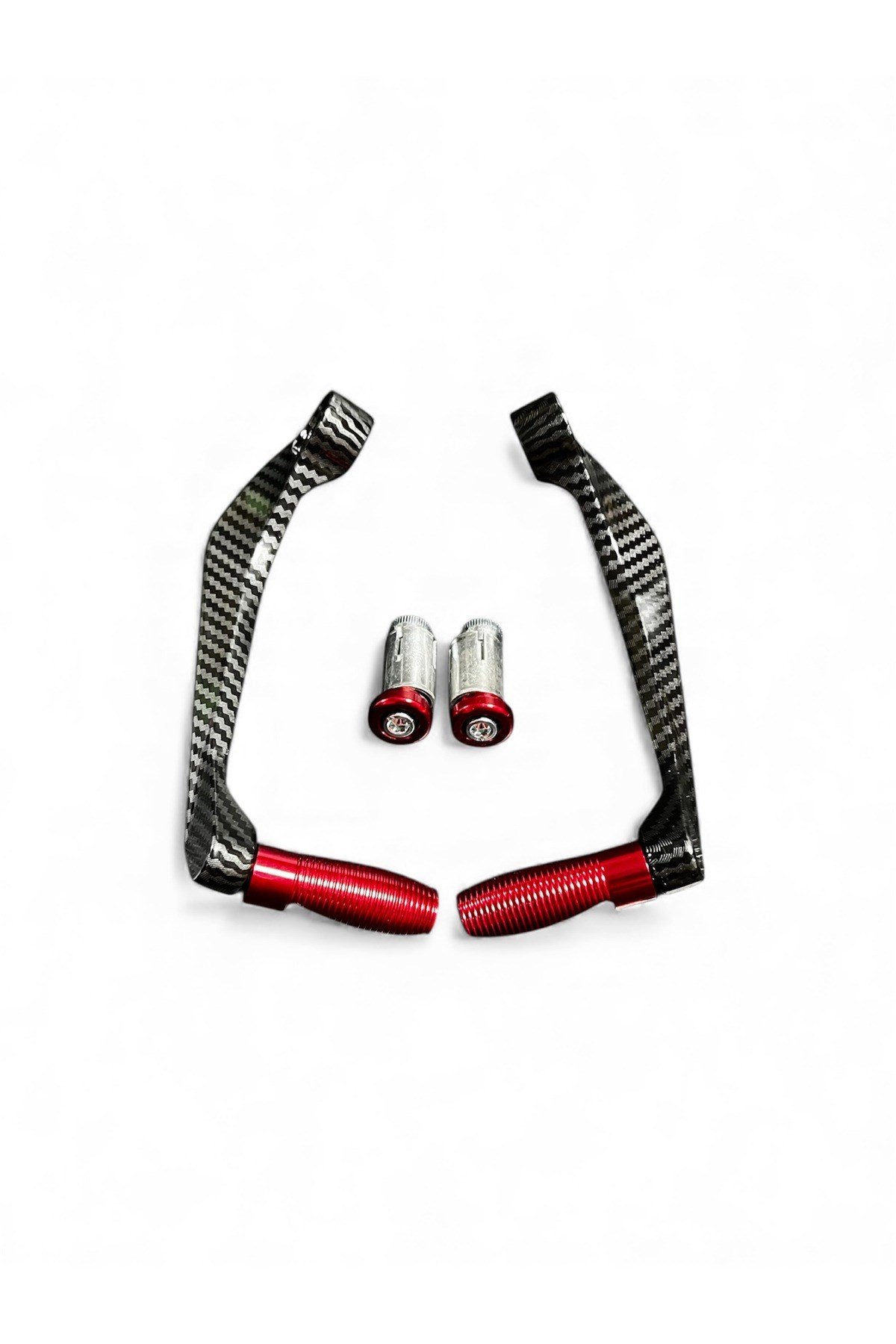 MOTOSİKLET MANET KORUMA KARBON KIRMIZI - UNİVERSAL - PCX - DİO