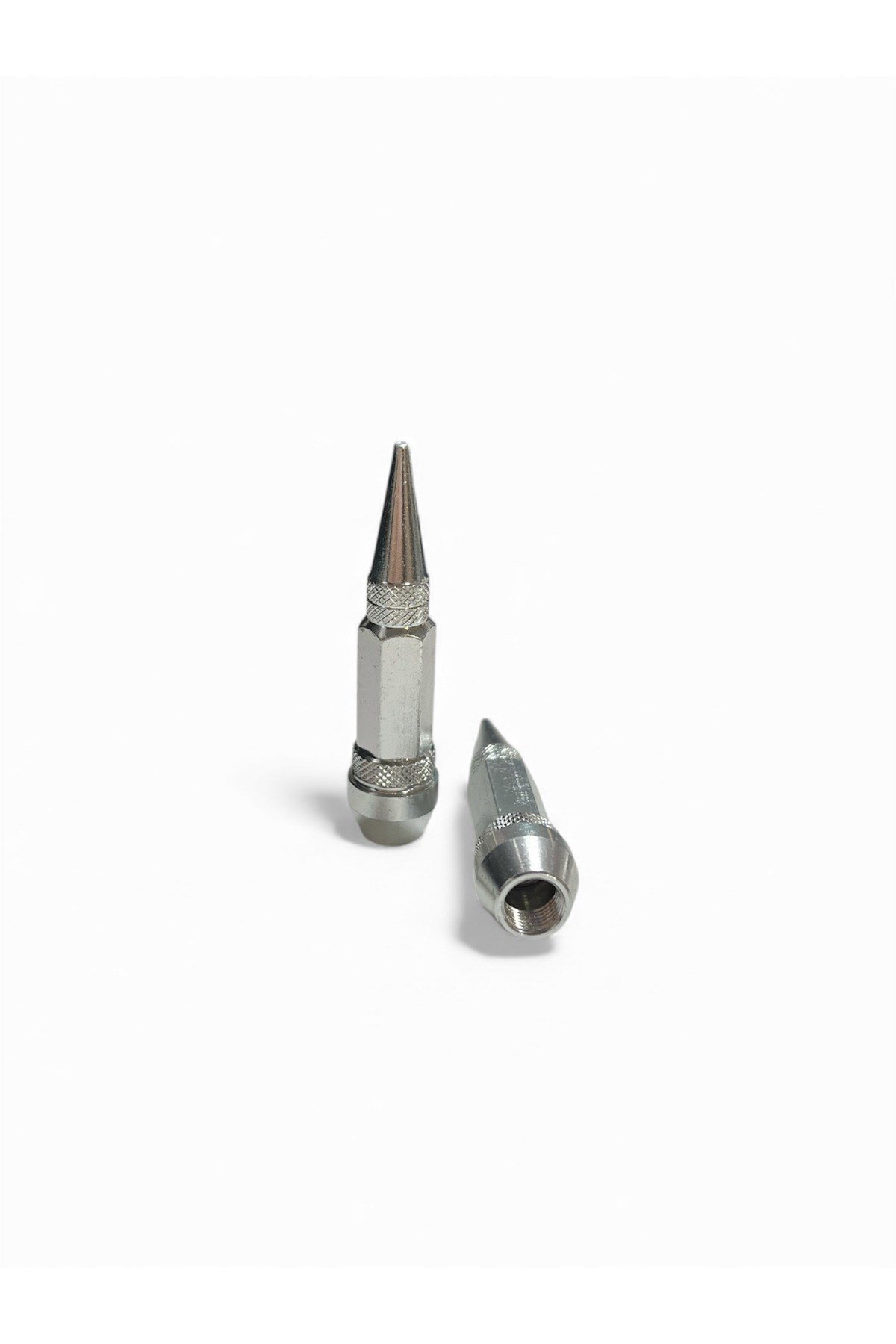 MOTOSİKLET SİBOP KAPAĞI NİKEL ( GRİ ) TAKIM ( 2 ADET ) - UNİVERSAL - PCX - CG - CUB - TÜM MODELLER