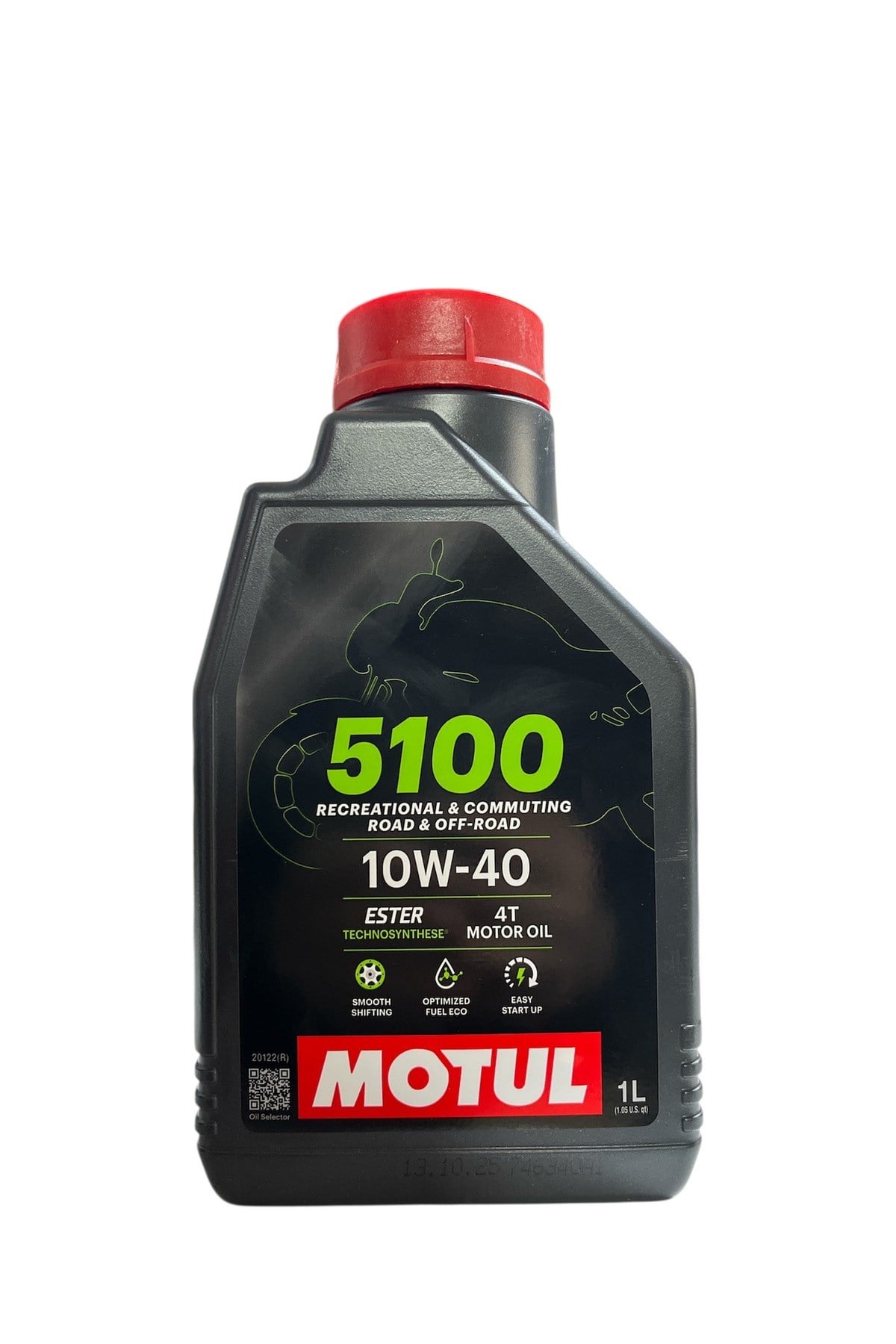 MOTUL 5100 10w40 1 LİTRE 4 ZAMANLI MOTOSİKLET YAĞI YENİ TARİHLİ ORJİNAL - DRİFT L - CG - CUB vb.