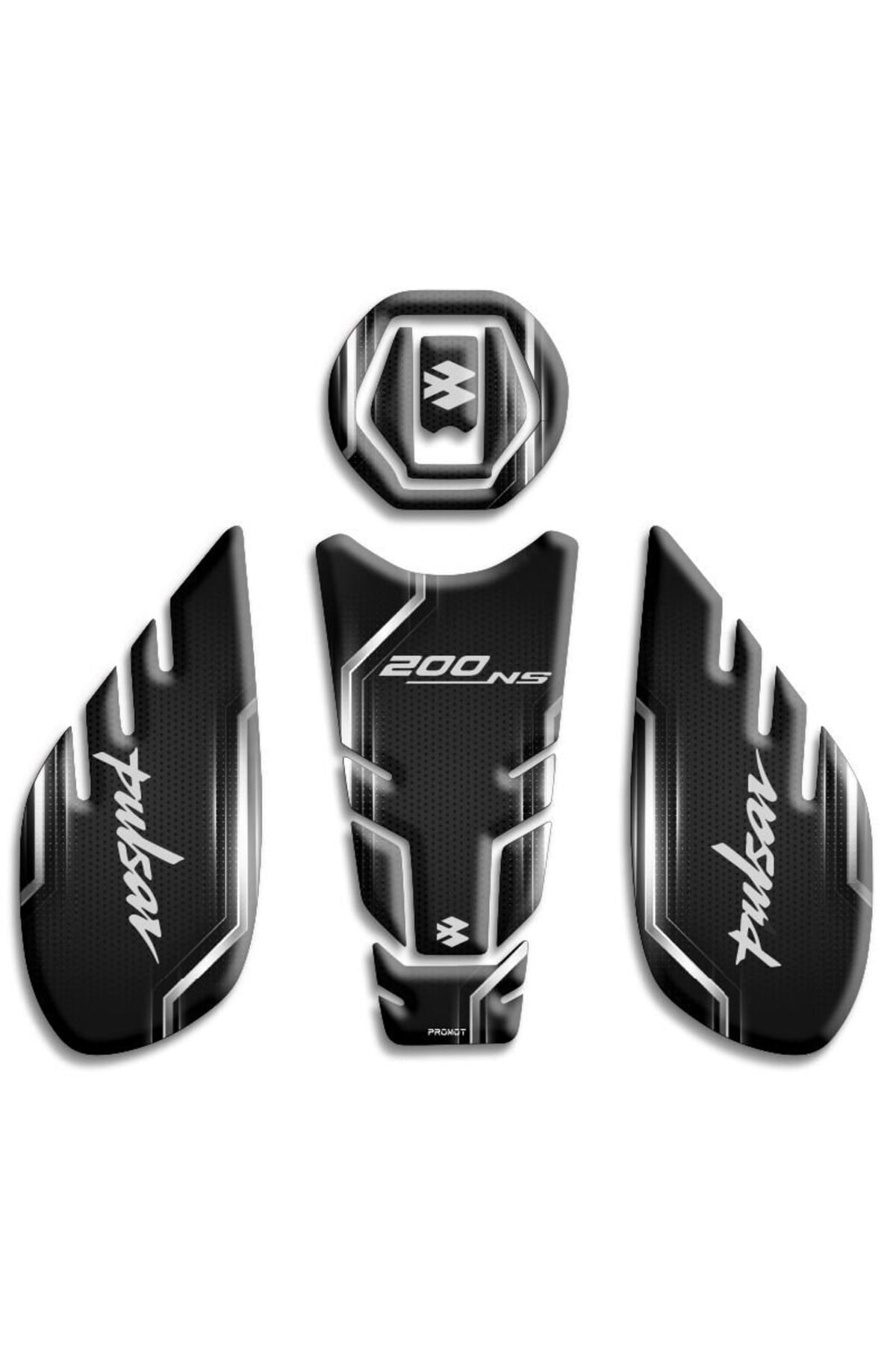 PULSAR NS200 TANK PAD SET KARBON
