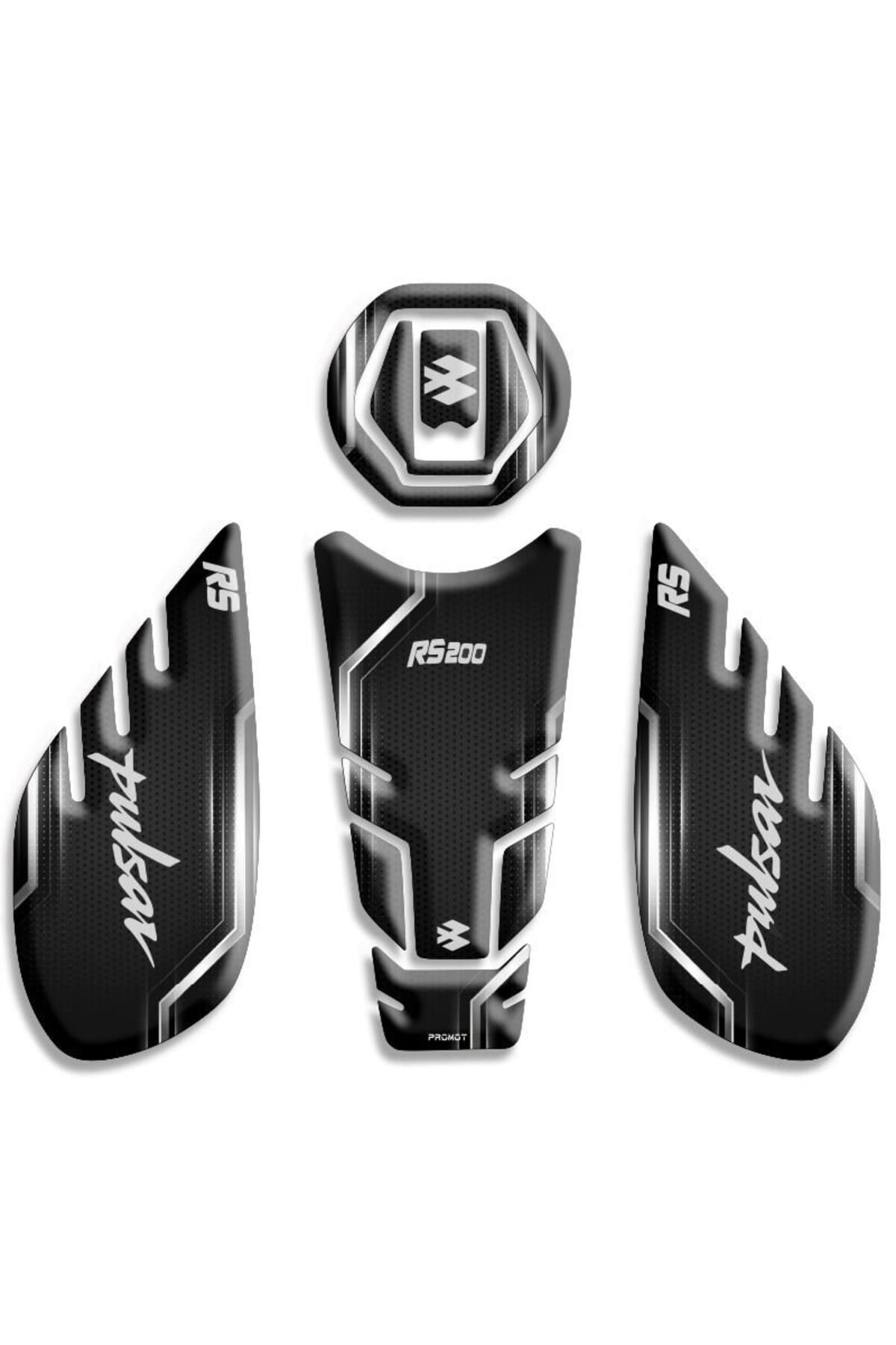 PULSAR RS200 TANK PAD SET KARBON
