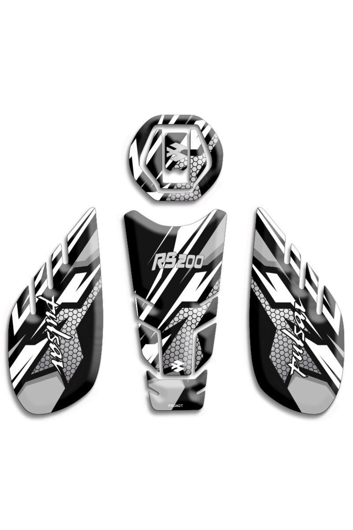 PULSAR RS200 TANK PAD SET SİYAH
