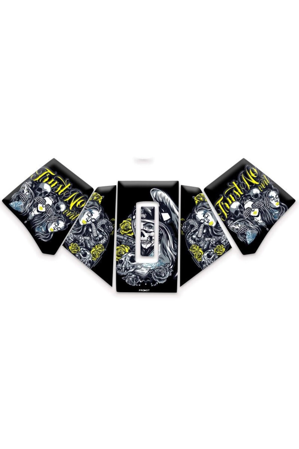 RKS VRS 125 TANK PAD SET SARI DÖVMELİ