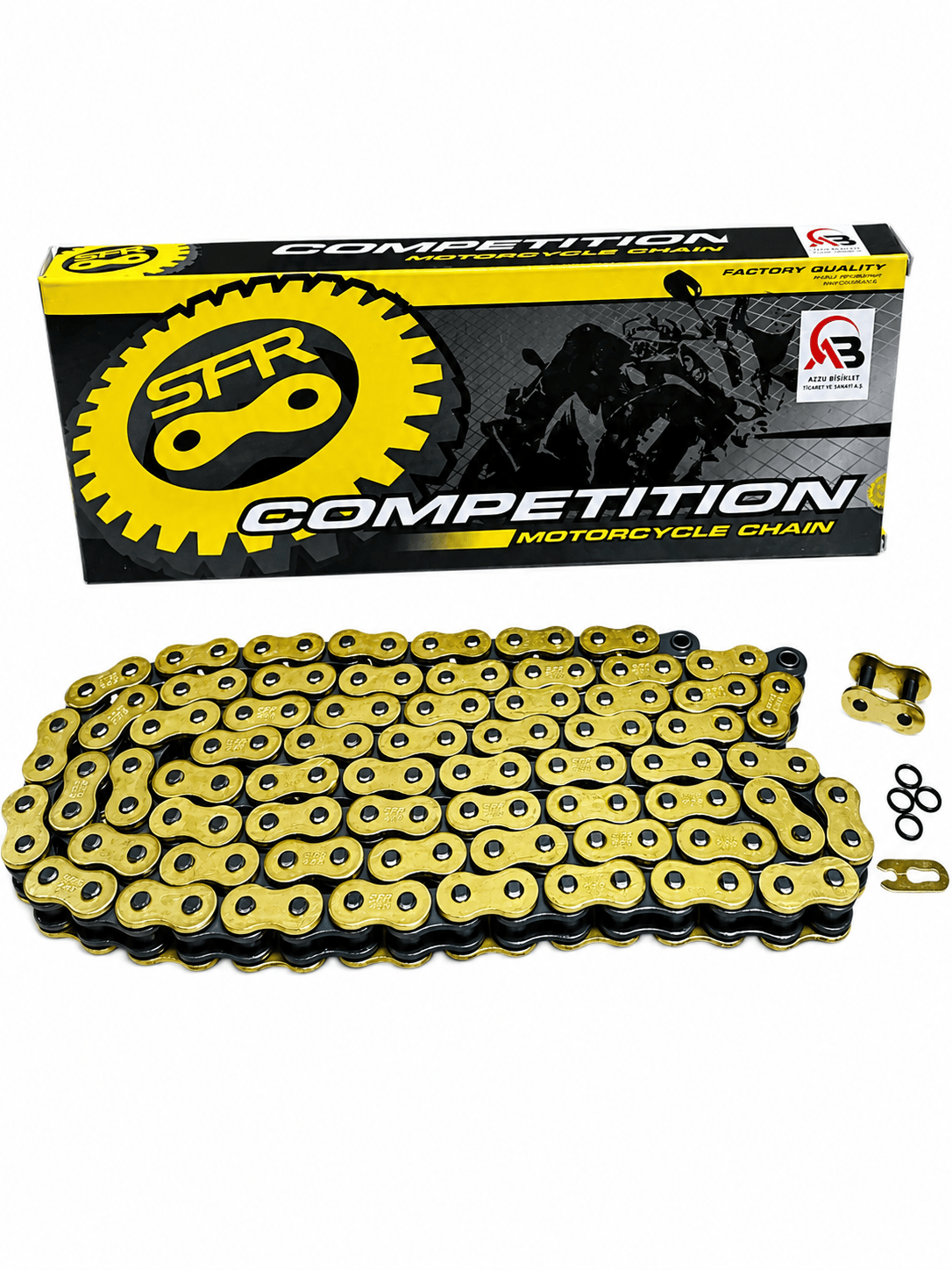SFR O RİNGLİ ZİNCİR GOLD [428H x 128L] DRİFT L - TK03 - CBR 125R - CBF - YBR - CG