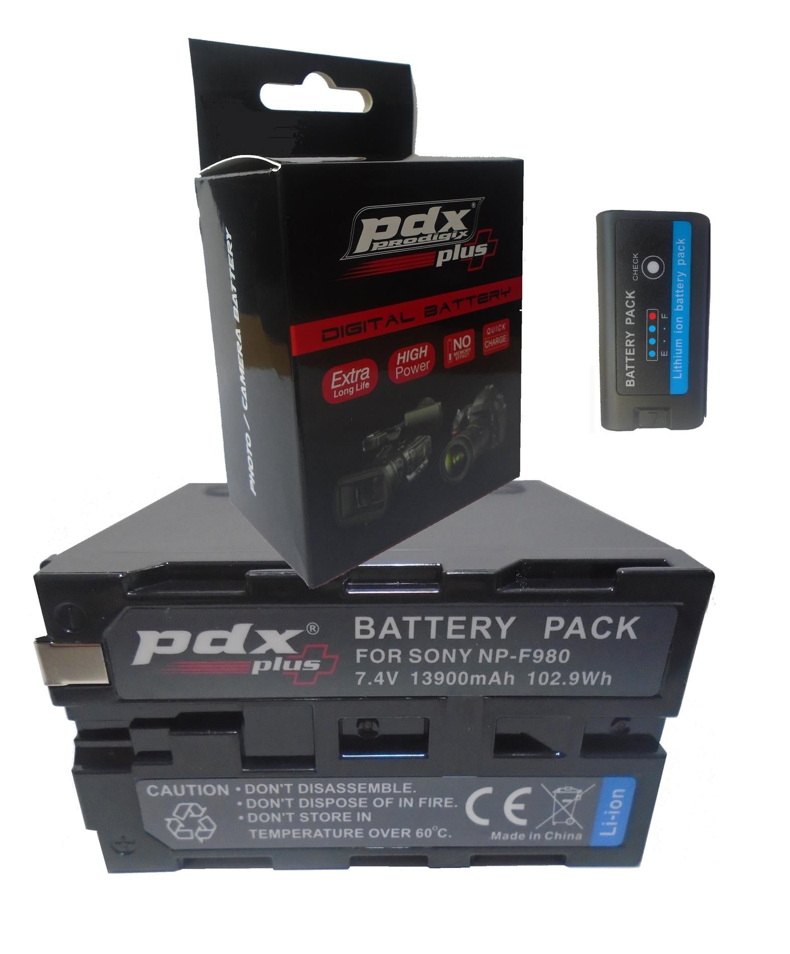 13900 mAh Sony NP-F980 Kamera Bataryası