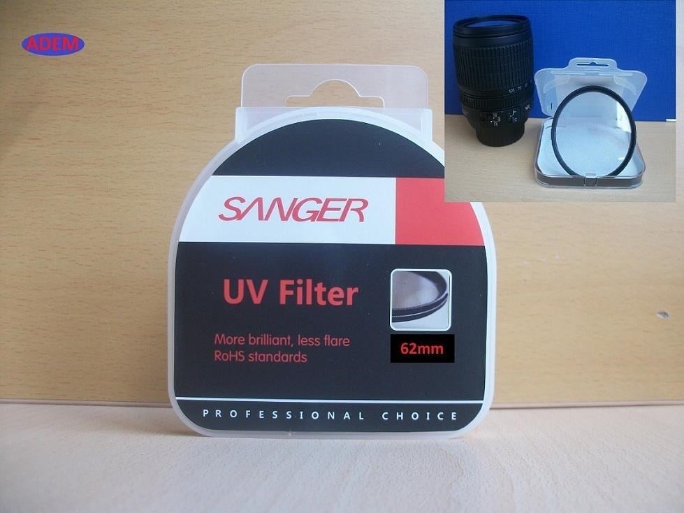 62mm Mor Ötesi UV Filtre