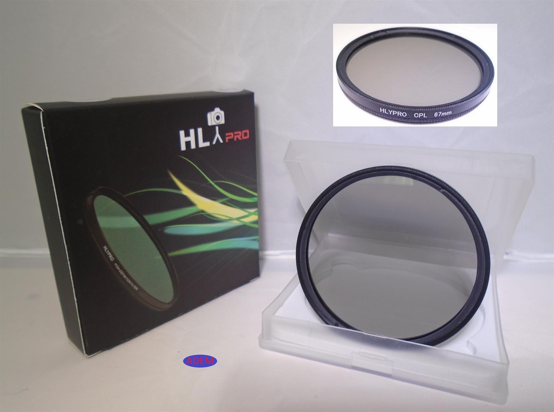 67mm CPL Filtre 67 MM Polarize Filtre