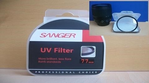 77mm Mor Ötesi UV Filtre