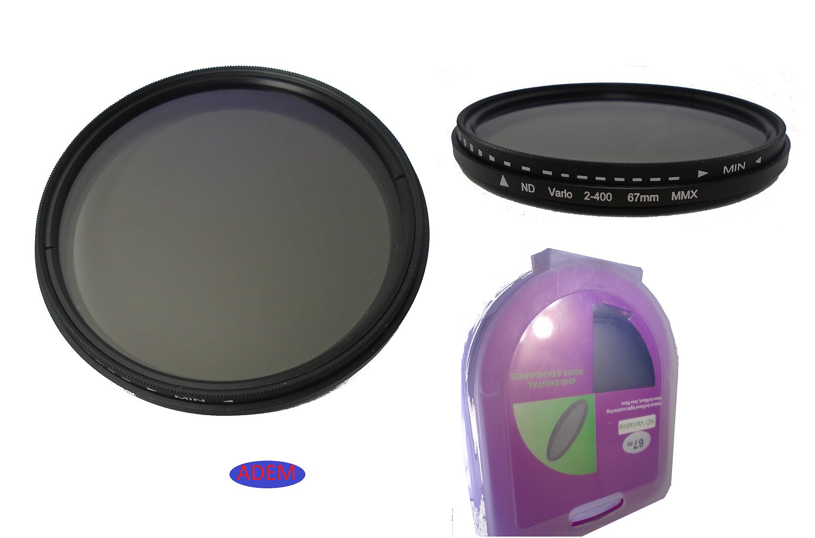 Ayarlanabilir 67mm ND Filtre 67mm ND Variable Filtre