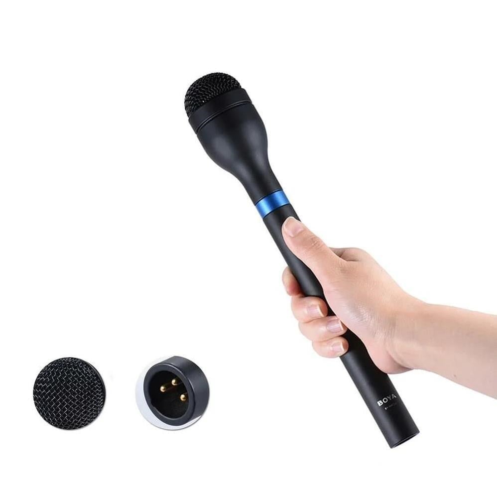 BOYA BY-HM100 Sony Mc2000 Kamera İçin İdeal El Mikrofonu