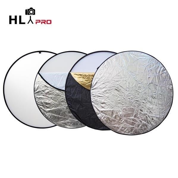 HLYPRO 80Cm Altın Renkli Reflektör, 5 In 1 Reflektör